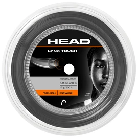 Tennissaite Head Lynx Touch Transparent Black Reel (200 m)