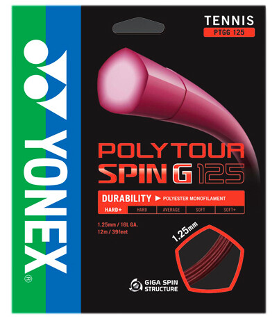 Tennissaite Yonex PolyTour Spin G 125