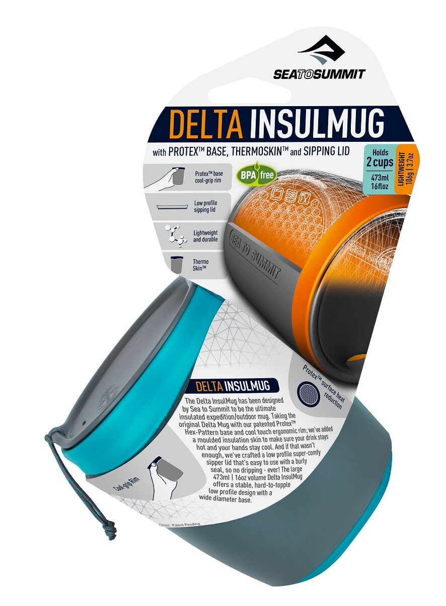 Thermobecher Sea to summit  Delta Insulated Mug Pacific Blue