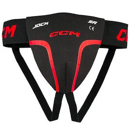Tiefschutz CCM Jock Black/Red Bambini (Youth)