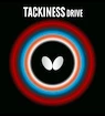 Tischtennis Belag Butterfly  Tackiness D (Drive)  Schwarz, 1,7 mm
