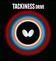 Tischtennis Belag Butterfly  Tackiness D (Drive)  Schwarz, 1,7 mm