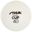 Tischtennisbälle Stiga  Cup 40+ ABS White