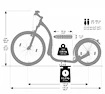 Tretroller Kickbike CROSS MAX 20V
