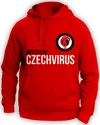 Tschechisches Virus Sweatshirt Unisex rot