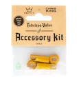 Tubeless-Ventil PEATY'S  X chris king (mk2) gold tubeless valves accessory kit (ptv2-accs-gld-12)