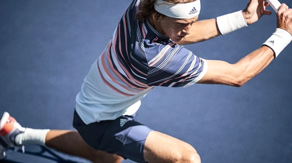 Alexander Zverev a nové oblečení adidas