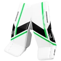 Warrior Ritual G6 E+ white/black/green  Goalie Schienen, Bambini