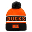 Wintermütze Fanatics  Authentic Pro Game & Train Cuffed Pom Knit Anaheim Ducks