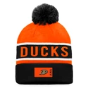 Wintermütze Fanatics  Authentic Pro Game & Train Cuffed Pom Knit Anaheim Ducks