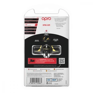Zahnschutz Opro  GOLD BRACES Black/Gold Senior