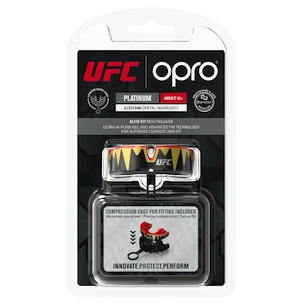 Zahnschutz Opro  PLATINUM UFC Black/Red/Gold Senior