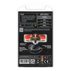 Zahnschutz Opro  PLATINUM UFC Black/Red/Gold Senior