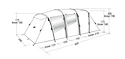 Zelte Easy Camp  Huntsville Twin 600 Green
